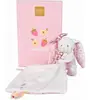 Lapin Vanille Fraise - Peluche Pantin & Doudou Rose