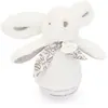 Veilleuse musicale culbuto blanc Lapin Doudou (24 cm)