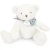 Doudou et Compagnie Ours En Peluche 25 Cm Blanc - Blanc