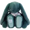 Peluche lapin vert xxl - lapin fleurette 50 cm DC4308