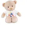 Peluche Doudou et Compagnie Ours Paris avec T-shirt 2024 Beige