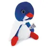 Peluche Doudou et Compagnie Allez les Bleus Cocorico bleu cape
