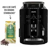 Expresso avec broyeur Krups YY4540FD ESSENTIAL Noire + 1 paquet café Starbucks