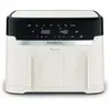 Friteuse Sans Huile Moulinex Easy Fry Dual 8l Plastique Ivoire Ez901af0