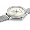 Montre Pierre Lannier  Montre Femme OCEAN Blanc Acier milanais Argenté