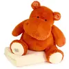 Peluche hippo + plaid ORANGE Histoire d'Ours