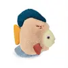 Histoire d'Ours Peluche trésors marins Poisson tropical BEIGE Doudou & Compagnie