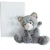 Peluche Histoire d'Ours Sweety Mousse Chat 25 cm Gris