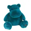 Peluche hippopotame - 40CM BLEU CANARD Histoire d'ours