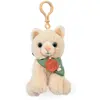 Porteclés bijou de sac chat BEIGE Histoire d'Ours