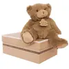 Doudou et Compagnie Histoire d'Ours Peluche Calin'Ours Marron 25 cm