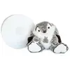 Doudou et Compagnie Histoire d'Ours - Les Z'Animoos Lapin Marius, Gris Taille 30 cm