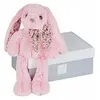 Animal en peluche Doudou et Compagnie Copains Câlins Lapin Rose 40 cm