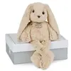 Doudou et Compagnie Coffret peluche Lapin Copains câlins beige (40 cm)