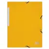 Non communiqué Chemise jaune à élastique format A4 - Maxiburo - Lot de 10