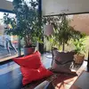 Pouf de sol rectangulaire 140 x 180 cm IN&OUT COTTON WOOD 