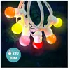 Guirlande Lumineuse Guinguette Couleurs Chaudes 10 m Cable Blanc
