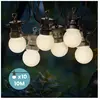 Guirlande Guinguette 10M Blanche - SKYLANTERN - LED - Extérieur - Jardin
