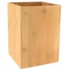 Poubelle salle de bain bambou 7,5L Tendance