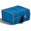 Sachet de 2 Coffres bambou, Turquoise