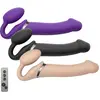 Strap-on-me Strap On vibrant 3 moteurs (Couleur : NOIR - Taille : L)