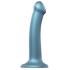 Strap-on-me Dildo ventouse Mono Density (Couleur : METALLIC BLEU - Taille : M)