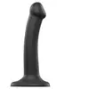Strap-on-me Dildo ventouse Dual Density (Couleur : NOIR - Taille : M)