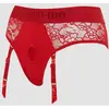 Harnais lingerie Diva (rouge) - Strap On Me