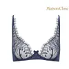 Maison Close Soutien-Gorge Balconnet Villa Satine Bleu