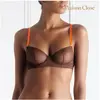Maison Close Soutien-Gorge Corbeille Corps à Corps Choco & Orange Fluo