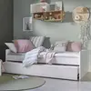 Camif Lit banquette gigogne blanc