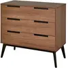 Chambrekids Commode 3 Tiroirs Vintage Octave Noyer
