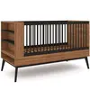 Chambrekids Lit bébé évolutif 70x140 Vintage Noyer
