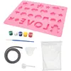 Megacrea DIY Kit créatif enfant Mon atelier magnet plâtre