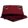 Moondream Rideau thermique occultant Rouge - Grenat 140 x 260 (LxH)
