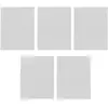 Set de 5 feuilles de plastique créatif tanslucide - Créalia