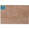 Puzzle rectangle en bois - 15 pièces - Créalia