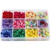 Coffret de perles en plastiques et  liens - Créalia