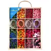 Coffret perles en bois, breloques et liens - Créalia