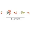 Mimi'lou Frise adhésive Fleurs printanières (5 m)