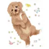 Mimi'lou Planche sticker Chiot Doodle (35 x 45 cm)
