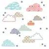 Mimi'lou Stickers Just a touch nuages Cloudy