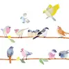 Mimi'lou Frise adhésive sticker Branche d'oiseaux (2,1 m)