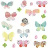 Mimi'lou Stickers Just a touch Papillons (26 x 19 cm)