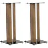 Norstone Stylum 3 Chêne Naturel Paire de Pieds d'Enceintes de 80cm