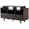 Meubles hi-fi NorStone Oslo 1200 Noir et Noyer