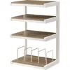 Meubles hi-fi NorStone Esse hi-fi Vinyl blanc et chêne