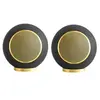 Enceintes bibliothèque Elipson Planet L Performance 2.0 Noir mat Gold ...