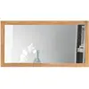 Wanda collection Miroir Rectangle en Teck Massif 140x70