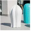 Wanda Collection Sculpture jardin cactus blanc 70cm